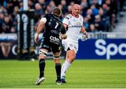 17 May 2019; Rory Best of Ulster, right, shakes hands with Callum Gibbins of Glasgow, left, during the Guinness PRO14 Semi-Final match between Glasgow Warriors and Ulster at Scotstoun Stadium in Glasgow, Scotland. Photo by Ross Parker/Sportsfile
