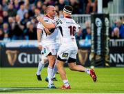 17 May 2019; Rory Best of Ulster, left, is replaced by Rob Herring during the Guinness PRO14 Semi-Final match between Glasgow Warriors and Ulster at Scotstoun Stadium in Glasgow, Scotland. Photo by Ross Parker/Sportsfile