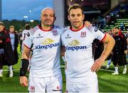 17 May 2019; Rory Best, left, with Darren Cave of Ulster after the Guinness PRO14 Semi-Final match between Glasgow Warriors and Ulster at Scotstoun Stadium in Glasgow, Scotland. Photo by Ross Parker/Sportsfile
