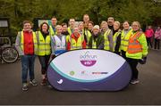 18 May 2019; Volunteers at the Clonbur Woods parkrun in partnership with Vhi at Clonbur Woods, Clonbur, Co. Galway. Parkrun Ireland in partnership with Vhi, added a new parkrun at Clonbur Woods on Saturday, 18th May, with the introduction of the Clonbur Woods parkrun in Clonbur, Co. Galway. Parkruns take place over a 5km course weekly, are free to enter and are open to all ages and abilities, providing a fun and safe environment to enjoy exercise. To register for a parkrun near you visit www.parkrun.ie. Photo by Ray Ryan/Sportsfile