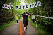 18 May 2019; Bernie Maye from The Neale participating during the Clonbur Woods parkrun in partnership with Vhi at Clonbur Woods, Clonbur, Co. Galway. Parkrun Ireland in partnership with Vhi, added a new parkrun at Clonbur Woods on Saturday, 18th May, with the introduction of the Clonbur Woods parkrun in Clonbur, Co. Galway. Parkruns take place over a 5km course weekly, are free to enter and are open to all ages and abilities, providing a fun and safe environment to enjoy exercise. To register for a parkrun near you visit www.parkrun.ie. Photo by Ray Ryan/Sportsfile
