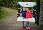 18 May 2019; Liam and Aoibhin Flynn from Headford during the Clonbur Woods parkrun in partnership with Vhi at Clonbur Woods, Clonbur, Co. Galway. Parkrun Ireland in partnership with Vhi, added a new parkrun at Clonbur Woods on Saturday, 18th May, with the introduction of the Clonbur Woods parkrun in Clonbur, Co. Galway. Parkruns take place over a 5km course weekly, are free to enter and are open to all ages and abilities, providing a fun and safe environment to enjoy exercise. To register for a parkrun near you visit www.parkrun.ie. Photo by Ray Ryan/Sportsfile