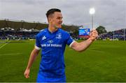 18 May 2019; Jonathan Sexton of Leinster celebrates following the Guinness PRO14 semi-final match between Leinster and Munster at the RDS Arena in Dublin. Photo by Ramsey Cardy/Sportsfile