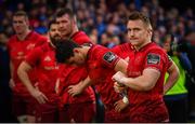 18 May 2019; Rory Scannell of Munster dejected following the Guinness PRO14 semi-final match between Leinster and Munster at the RDS Arena in Dublin. Photo by Ramsey Cardy/Sportsfile