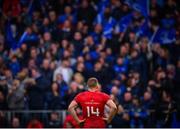 18 May 2019; Andrew Conway of Munster following the Guinness PRO14 semi-final match between Leinster and Munster at the RDS Arena in Dublin. Photo by Ramsey Cardy/Sportsfile
