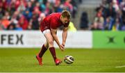 18 May 2019; Rory Scannell of Munster loses possession of the ball during the Guinness PRO14 semi-final match between Leinster and Munster at the RDS Arena in Dublin. Photo by Diarmuid Greene/Sportsfile