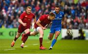 18 May 2019; Rory Scannell of Munster loses possession of the ball during the Guinness PRO14 semi-final match between Leinster and Munster at the RDS Arena in Dublin. Photo by Diarmuid Greene/Sportsfile
