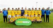 18 May 2019; The Clare squad before the U16 SFAI Subway Plate Final match between Clare and Cavan/Monaghan in Gainstown, Mullingar, Co. Westmeath. Photo by Oliver McVeigh/Sportsfile