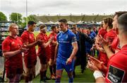 18 May 2019; Jonathan Sexton of Leinster and his team-mates are applauded off the field by Munster players after the Guinness PRO14 semi-final match between Leinster and Munster at the RDS Arena in Dublin. Photo by Diarmuid Greene/Sportsfile