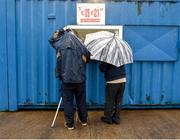 18 May 2019; Supporters buy tickets ahead of the Ulster GAA Football Senior Championship quarter-final match between Cavan and Monaghan at Kingspan Breffni in Cavan. Photo by Daire Brennan/Sportsfile