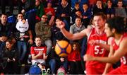 18 May 2019; Players and supporters watch a game during the second annual Hula Hoops 3x3 Basketball Championships at Bray Seafront in Co.Wicklow. Photo by Ray McManus/Sportsfile