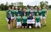 18 May 2019; The Irish Prison Service team at the LGFA Interfirms Blitz 2019 at Naomh Mearnóg GAA Club, Portmarnock, Dublin. This year 12 teams competed for the top prize, while 11 teams signed up to take part in a recreational blitz. Photo by Piaras Ó Mídheach/Sportsfile
