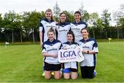 18 May 2019; The Accenture team at the LGFA Interfirms Blitz 2019 at Naomh Mearnóg GAA Club, Portmarnock, Dublin. This year 12 teams competed for the top prize, while 11 teams signed up to take part in a recreational blitz. Photo by Piaras Ó Mídheach/Sportsfile