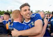 18 May 2019; Conor Madden and Cian Mackey of Cavan celebrate after the Ulster GAA Football Senior Championship quarter-final match between Cavan and Monaghan at Kingspan Breffni in Cavan. Photo by Oliver McVeigh/Sportsfile