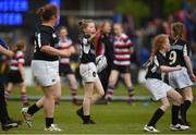 18 May 2019; Action from the Bank of Ireland Half-Time Minis between Enniscorthy RFC and Longford RFC at the Guinness PRO14 semi-final match between Leinster and Munster at the RDS Arena in Dublin. Photo by Diarmuid Greene/Sportsfile