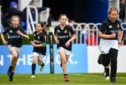 18 May 2019; Action during the Bank of Ireland Half-Time Minis between Longford and Enniscorthy at the Guinness PRO14 semi-final match between Leinster and Munster at the RDS Arena in Dublin. Photo by Ramsey Cardy/Sportsfile