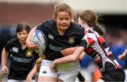 18 May 2019; Action during the Bank of Ireland Half-Time Minis between Longford Girls and Enniscorthy Girls at the Guinness PRO14 semi-final match between Leinster and Munster at the RDS Arena in Dublin. Photo by Harry Murphy/Sportsfile