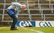 19 May 2019; Groundsman Eugene Griffin places the sideline flags prior to the Munster GAA Hurling Senior Championship Round 2 match between Limerick and Cork at the LIT Gaelic Grounds in Limerick. Photo by Diarmuid Greene/Sportsfile