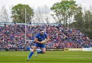 18 May 2019; Seán Cronin of Leinster on his way to scoring his side's first try during the Guinness PRO14 semi-final match between Leinster and Munster at the RDS Arena in Dublin. Photo by Ramsey Cardy/Sportsfile