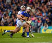 19 May 2019; Patrick Maher of Tipperaryn is tackled by Conor Gleeson of Waterford, which let to a second yellow card for Gleeson, during the Munster GAA Hurling Senior Championship Round 2 match between Tipperary and Waterford at Semple Stadium, Thurles in Tipperary. Photo by Ray McManus/Sportsfile
