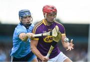 19 May 2019; Lee Chin of Wexford in action against Eoghan O’Donnell of Dublin during the Leinster GAA Hurling Senior Championship Round 2 match between Dublin and Wexford at Parnell Park in Dublin. Photo by Daire Brennan/Sportsfile