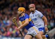 19 May 2019; Barry Heffernan of Tipperary  in action against Maurice Shanahan of Waterford  during the Munster GAA Hurling Senior Championship Round 2 match between Tipperary and Waterford at Semple Stadium, Thurles in Tipperary. Photo by Ray McManus/Sportsfile