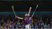 19 May 2019; Aidan Nolan of Wexford in action against Seán Moran of Dublin during the Leinster GAA Hurling Senior Championship Round 2 match between Dublin and Wexford at Parnell Park in Dublin. Photo by Daire Brennan/Sportsfile