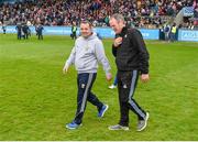 19 May 2019; Dublin manager Mattie Kenny and Wexford manager Davy Fitzgerald after the Leinster GAA Hurling Senior Championship Round 2 match between Dublin and Wexford at Parnell Park in Dublin. Photo by Daire Brennan/Sportsfile