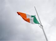 19 May 2019; The tricolour flies at half mast in memory of former Dublin footballer Anton O'Toole ahead of the Leinster GAA Hurling Senior Championship Round 2 match between Dublin and Wexford at Parnell Park in Dublin. Photo by Daire Brennan/Sportsfile