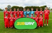 19 May 2019; The Cork squad ahead of the Under 12 SFAI Subway Championship Final match between Donegal and Cork at Mullingar Athletic in Gainstown, Westmeath. Photo by Ramsey Cardy/Sportsfile