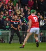 19 May 2019; Cork manager John Meyler during the Munster GAA Hurling Senior Championship Round 2 match between Limerick and Cork at the LIT Gaelic Grounds in Limerick. Photo by Diarmuid Greene/Sportsfile