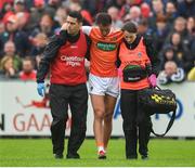 19 May 2019; Stephen Sheridan coming off during the GAA Football Senior Championship quarter-final match between Down and Armagh at Páirc Esler in Newry. Photo by Philip Fitzpatrick/Sportsfile