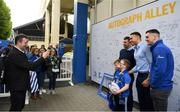 18 May 2019; Fans have their picture taken with Rob Kearney, Adam Byrne and Conor O'Brien of Leinster at the Guinness PRO14 semi-final match between Leinster and Munster at the RDS Arena in Dublin. Photo by Harry Murphy/Sportsfile