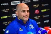 20 May 2019; Backs coach Felipe Contepomi during a Leinster Rugby press conference at Leinster Rugby Headquarters in UCD, Dublin. Photo by Ramsey Cardy/Sportsfile
