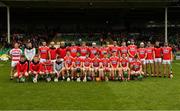 19 May 2019; The Cork squad prior to the Munster GAA Hurling Senior Championship Round 2 match between Limerick and Cork at the LIT Gaelic Grounds in Limerick. Photo by Diarmuid Greene/Sportsfile