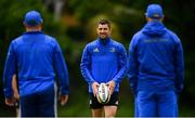 20 May 2019; Rob Kearney in conversation with Kicking coach and head analyst Emmet Farrell, left, and Backs coach Felipe Contepomi during Leinster Rugby squad training at Rosemount in UCD, Dublin. Photo by Ramsey Cardy/Sportsfile