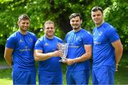 20 May 2019; Leinster players with their Bank of Ireland Player of the Month Award, from left, Ross Byrne for February, Seán Cronin for January, Max Deegan for March, and James Ryan for April, at Leinster Rugby Headquarters in UCD, Dublin. Photo by Ramsey Cardy/Sportsfile