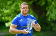 20 May 2019; Seán Cronin receives the Bank of Ireland Player of the Month Award for January at Leinster Rugby Headquarters in UCD, Dublin. Photo by Ramsey Cardy/Sportsfile