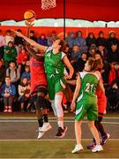 18 May 2019; Chantell Alford of Fr Mathews Basketball Club in action against Aine O’Connor of Liffey Celtics Basketball Club in the Womens Final between Liffey Celtics and  Fr Mathews Basketball Club at the second annual Hula Hoops 3x3 Basketball Championships at Bray Seafront in Co.Wicklow. Photo by Ray McManus/Sportsfile