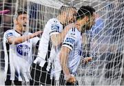 20 May 2019; Patrick Hoban, right, of Dundalk celebrates after scoring his side's second goal of the game from the penalty spot during the SSE Airtricity League Premier Division match between Dundalk and Bohemians at Oriel Park in Dundalk, Louth. Photo by Ramsey Cardy/Sportsfile