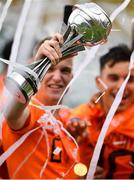 19 May 2019; A general view of the U17 Championship trophy during the 2019 UEFA U17 European Championship Final match between Netherlands and Italy at Tallaght Stadium in Dublin, Ireland. Photo by Brendan Moran/Sportsfile