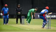 21 May 2019; Tim Murtagh of Ireland bowls during the GS Holdings ODI Challenge between Ireland and Afghanistan at Stormont in Belfast. Photo by Oliver McVeigh/Sportsfile