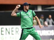 21 May 2019; Mark Adair in action during the GS Holdings ODI Challenge between Ireland and Afghanistan at Stormont in Belfast. Photo by Oliver McVeigh/Sportsfile