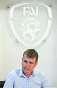 21 May 2019; Manager Stephen Kenny during a Republic of Ireland Under 21 Squad Announcement at FAI Headquarters in Abbotstown, Dublin. Photo by Ramsey Cardy/Sportsfile