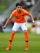19 May 2019; Naoufal Bannis of Netherlands during the 2019 UEFA U17 European Championship Final match between Netherlands and Italy at Tallaght Stadium in Dublin, Ireland. Photo by Brendan Moran/Sportsfile