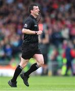 19 May 2019; Referee Paud O'Dwyer during the Munster GAA Hurling Senior Championship Round 2 match between Limerick and Cork at the LIT Gaelic Grounds in Limerick. Photo by Piaras Ó Mídheach/Sportsfile