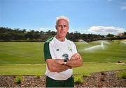 21 May 2019; Republic of Ireland manager Mick McCarthy poses for a portrait following a media update at The Campus, Quinta do Lago in Faro, Portugal.  Photo by Seb Daly/Sportsfile