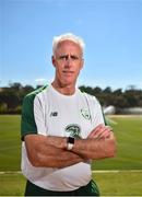 21 May 2019; Republic of Ireland manager Mick McCarthy poses for a portrait following a media update at The Campus, Quinta do Lago in Faro, Portugal.  Photo by Seb Daly/Sportsfile