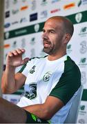 21 May 2019; Republic of Ireland fitness coach Andy Liddle speaking during a media update at The Campus, Quinta do Lago in Faro, Portugal.  Photo by Seb Daly/Sportsfile