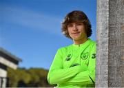 22 May 2019; Luca Connell poses for a portrait following a Republic of Ireland press conference at The Campus in Quinta do Lago, Faro, Portugal. Photo by Seb Daly/Sportsfile